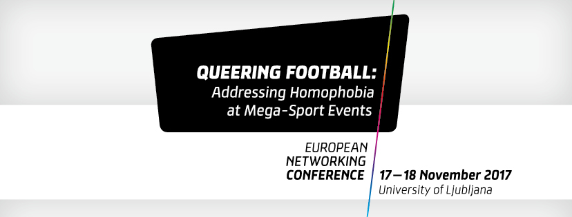 Vabilo na Queering Football konferenco v Ljubljani